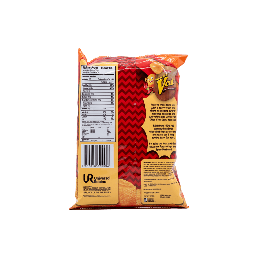 Jackn Jill V Cut Spicy Barbeque 60g Palengke Thailand Filipino Asian Grocery Store 8079