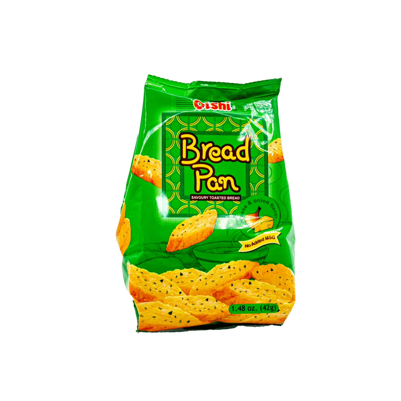 Oishi Bread Pan Cheeseandonion Biscuits 42g Palengke Thailand