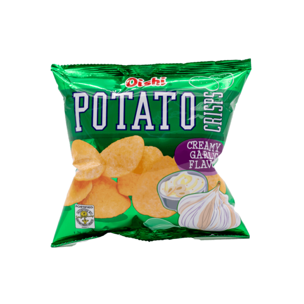 Oishi Potato Crisps Creamy Garlic 50g Palengke Thailand Filipino