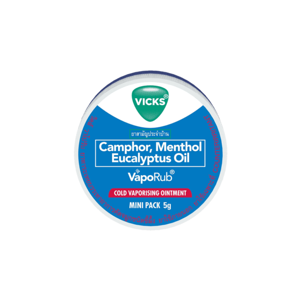 VICKS CAMPHOR, MENTHOL EUCALYPTUS OIL 5g – Palengke Thailand | Filipino ...