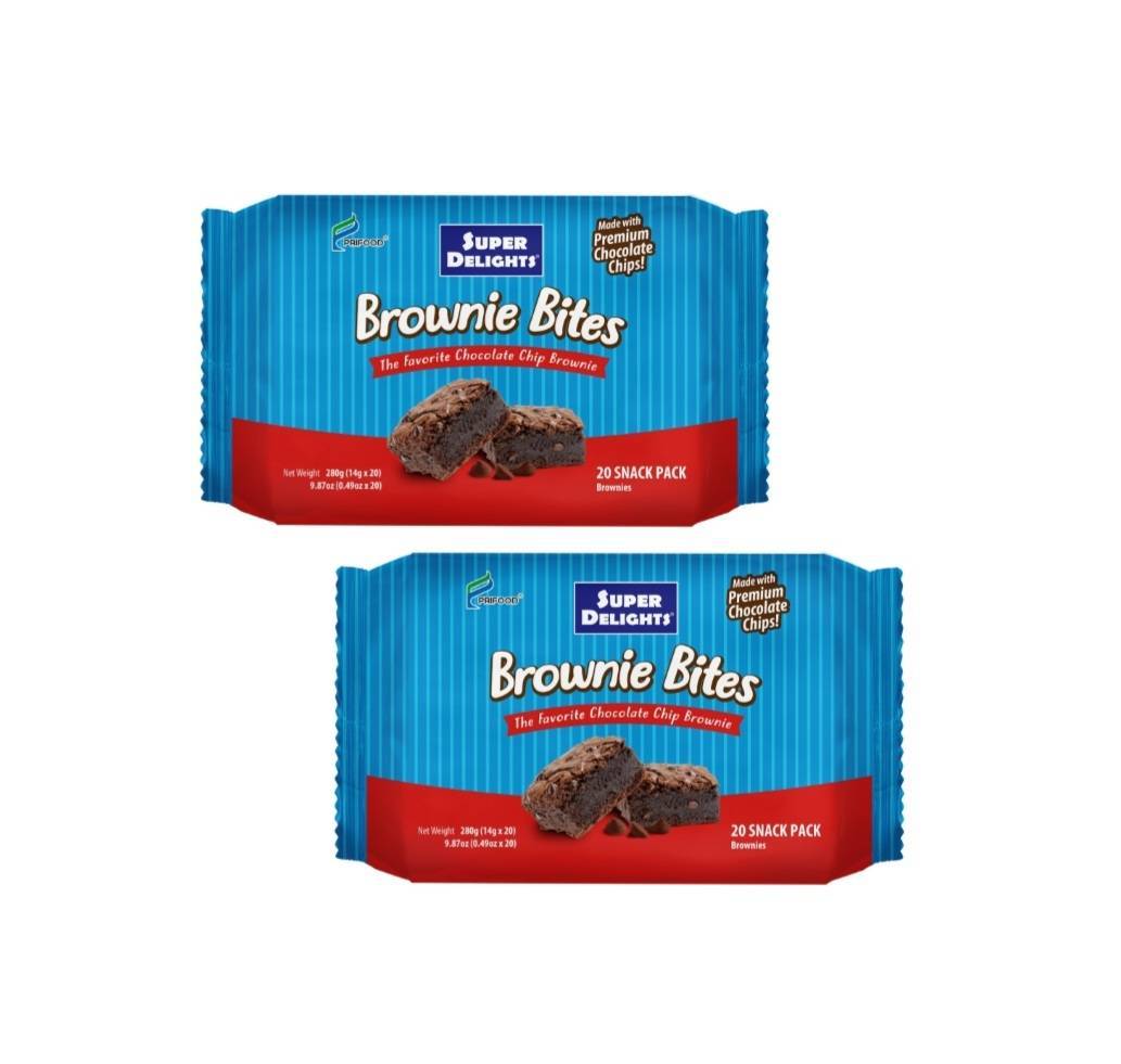 (BUY 2) SUPER DELIGHTS BROWNIE BITES 280G (14Gx20’s) Palengke