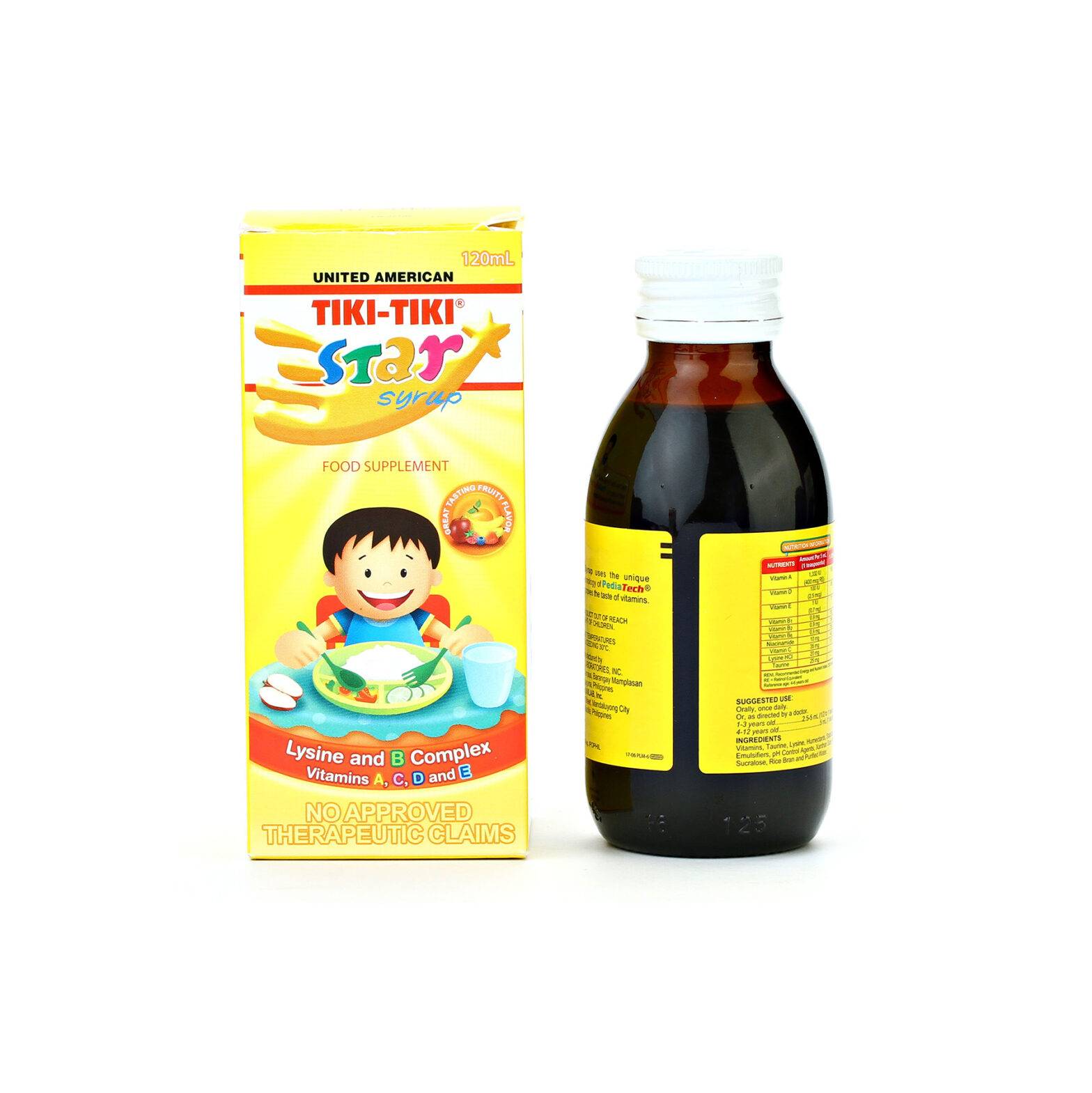 TIKI-TIKI STAR SYRUP 120ML – Palengke Thailand | Filipino-Asian Grocery ...